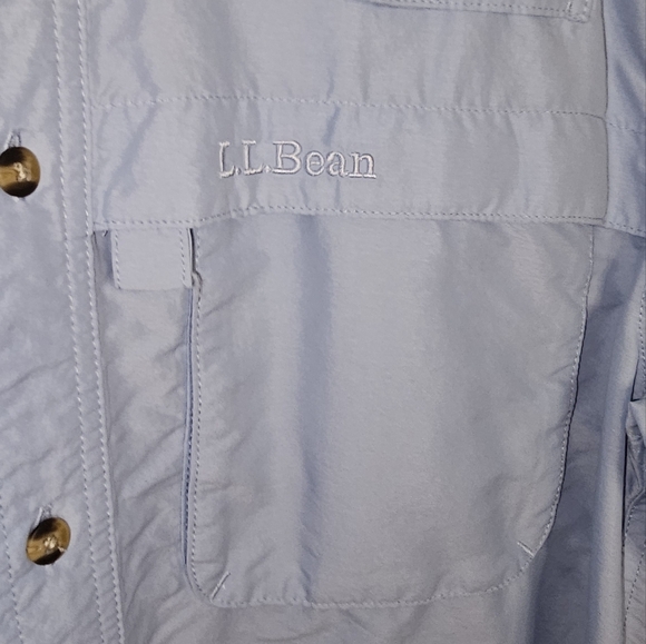 L.L. Bean Outdoor Vented Fishing Men's Long Sleeve Shirt Size Small Regu… - Picture 5 of 5